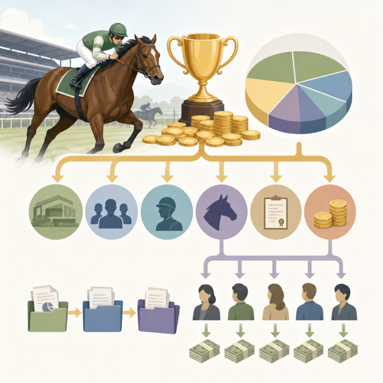 競馬の賞金はどう分けられる？JRAの賞金のしくみと一口馬主の分配金の関係